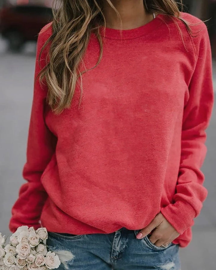 Stilla | Elegant og Komfortabel Sweatshirt med Rund Halsudskæring