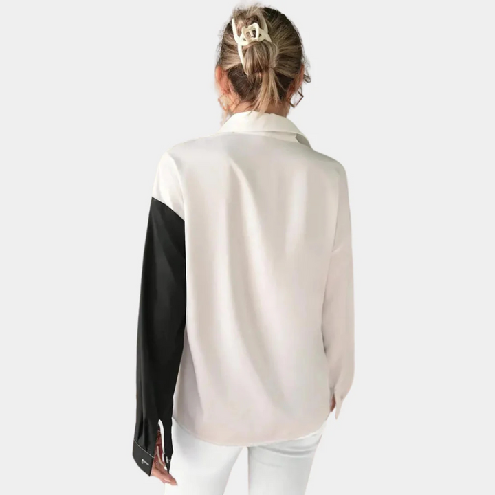 Stilla | Smart damebluse med ærmer Eu