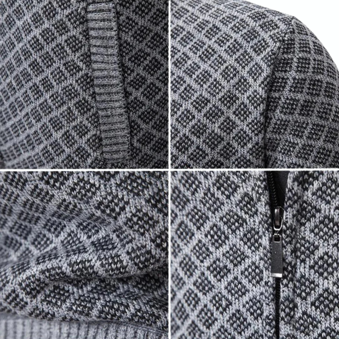 Stilla | Strikjakke I Business-Look - Elegant Fritids- og Kontorstil