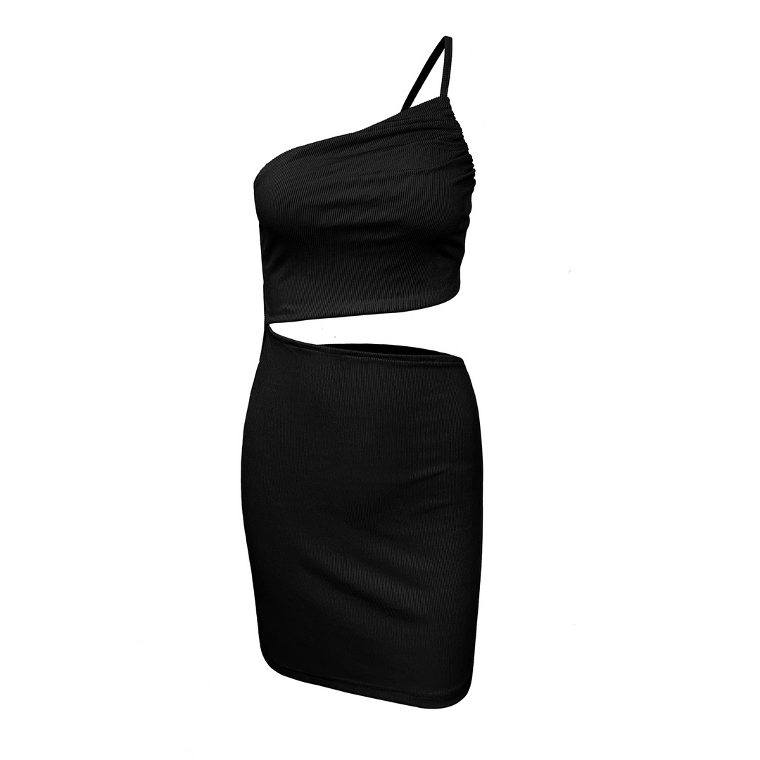 Stilla | Bodycon Mokkakjole Med En Skulder