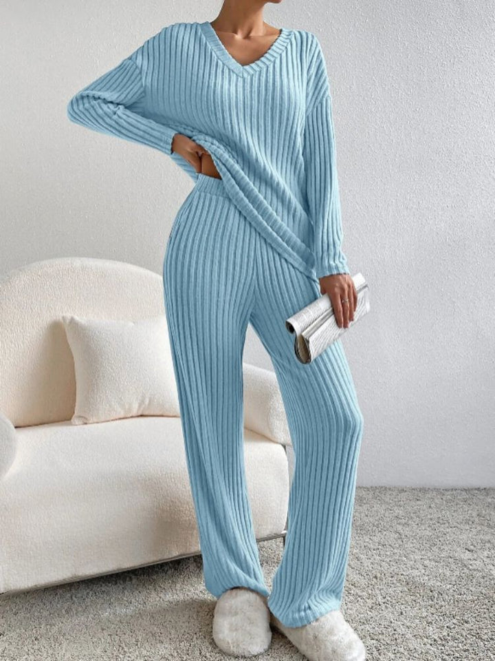 Stilla | Elegant Bluse Og Bukser Sæt Til Dame