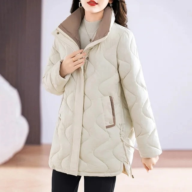 Stilla | Elegant quilted jakke med ståkrave til et smart look Ideel til efterår/vinter