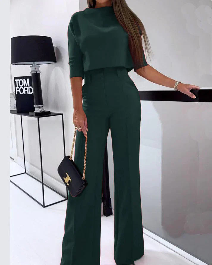Stilla | Elegant og Løs Bluse og Bukser
