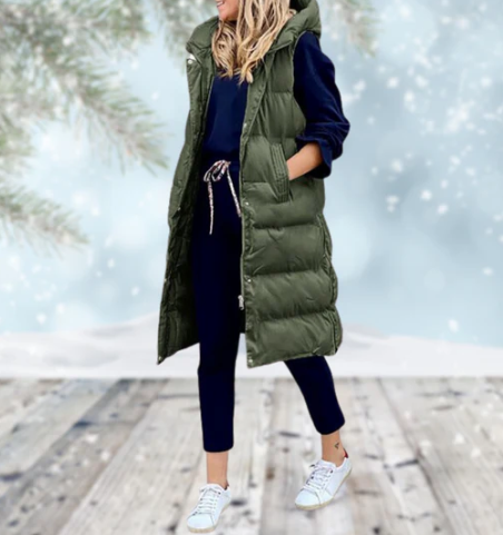 Stilla | Lang Gilet Manteau