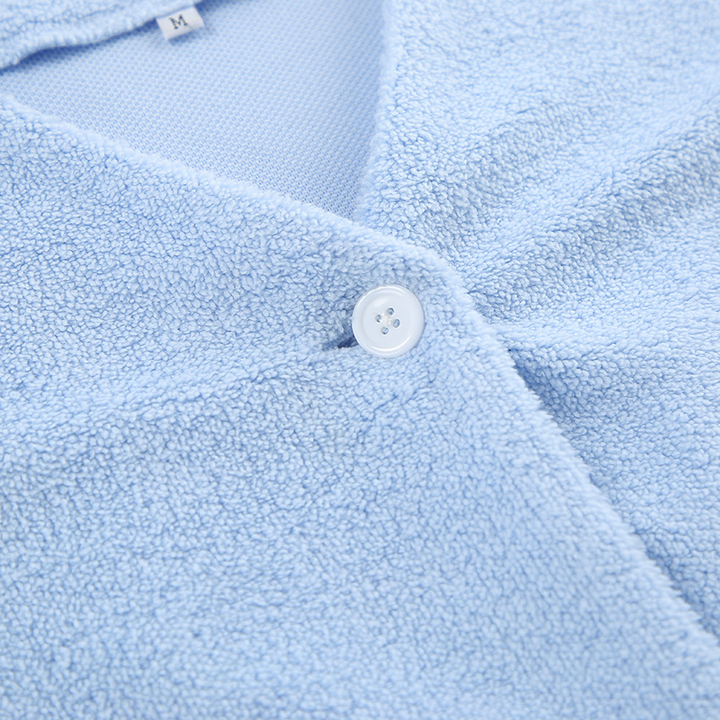Stilla | Blå Langærmet Uldpyjamas Til Kvinder