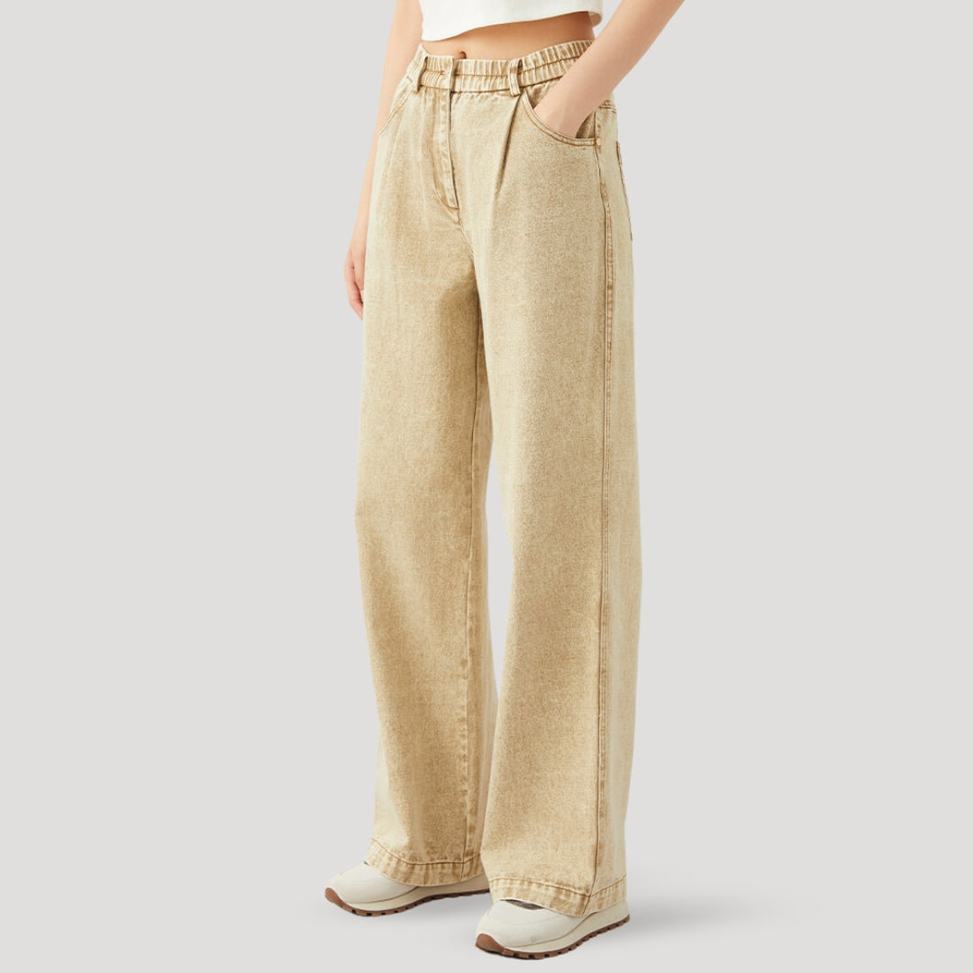 Stilla | Elastic Talje Årgang Style Jeans