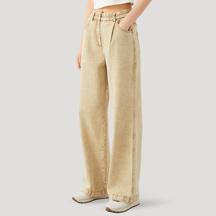 Stilla | Elastic Talje Årgang Style Jeans