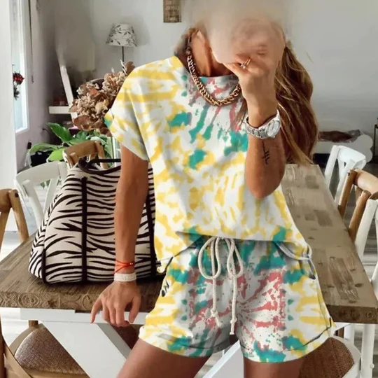 Stilla | Tie Dye 2 stk outfit sæt til kvinder