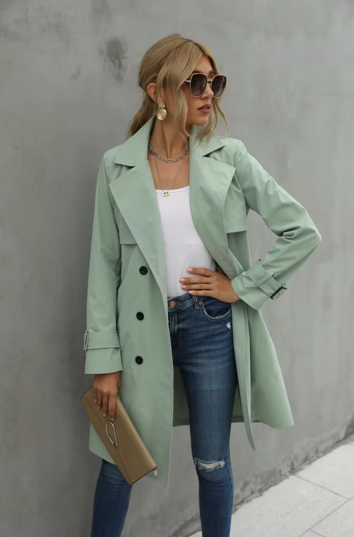 Stilla | Lang Casual Trenchcoat