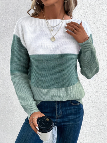 Stilla | Casual sweater med faldende skuldre