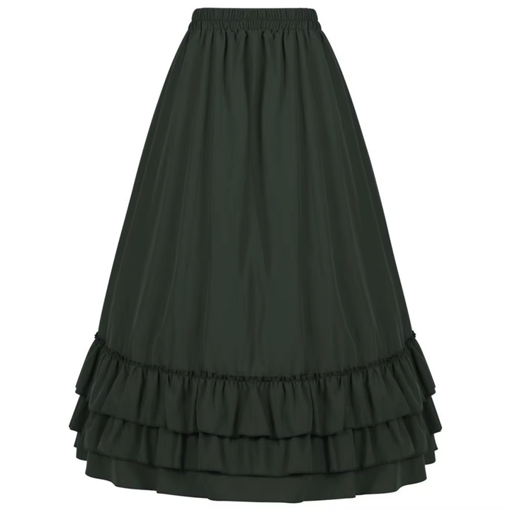 Stilla | Vintage Maxi Skørt Med Rynker