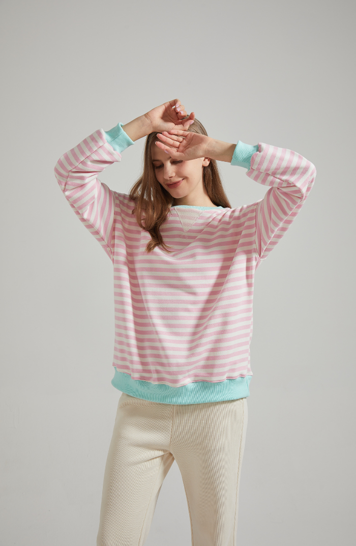 Stilla | Komfortabel Stribet Pullover