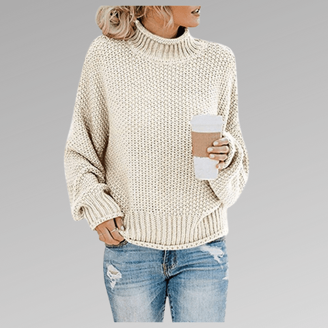 Stilla | Rullekravepullover Løs Modern Stil Ideel til vinteren
