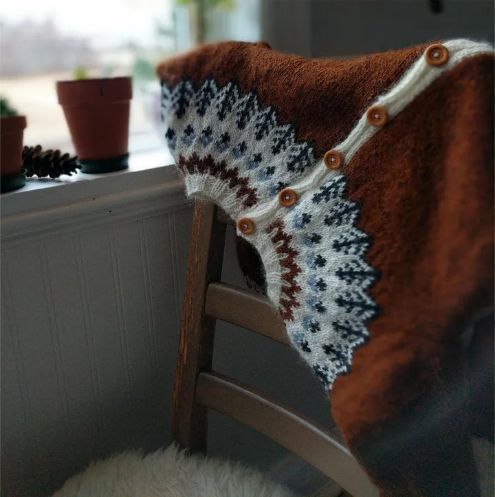 Stilla | Vintage Warmer Island Pullover Med Knapper