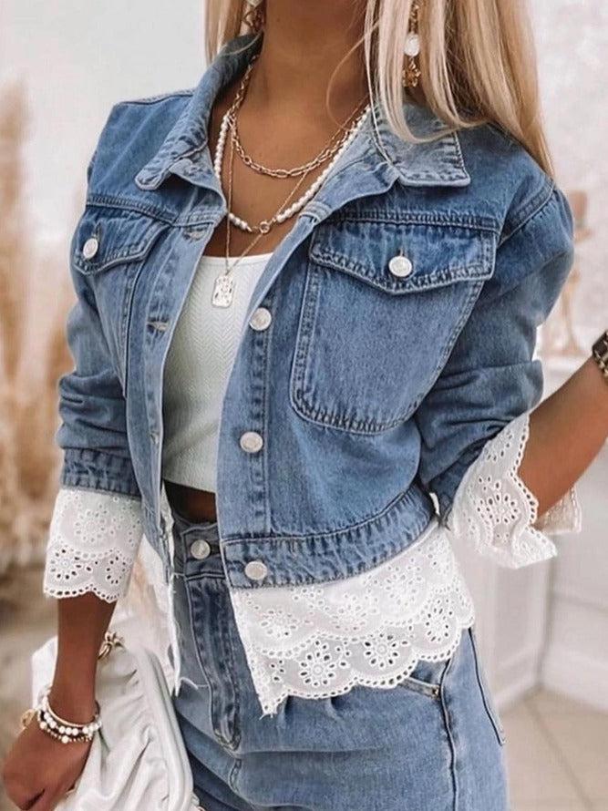 Stilla | Tøj Af Blå Patchwork Denim