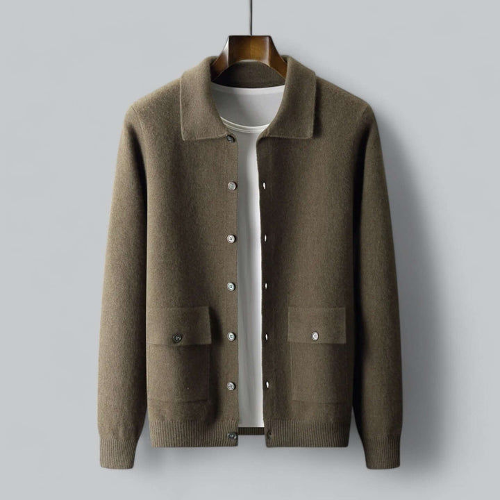 Stilla | Herre Cashmere-blanding Cardigan Jakke