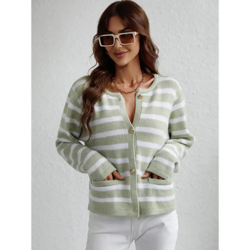 Stilla | Strik-cardigan med knapper og sidelommer