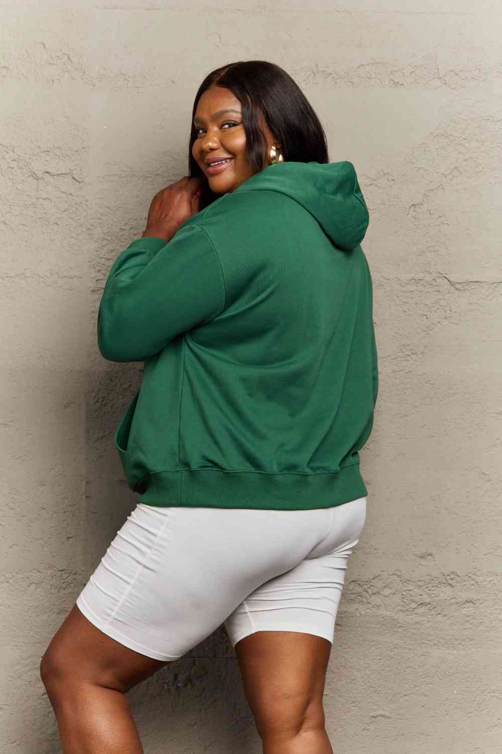 Stilla | Love Full Size Grafisk Hoodie