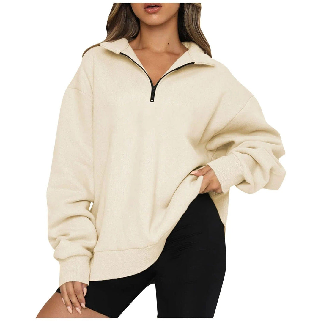 Stilla | Zip-Jumper Læssig Moderne Stil Ideel til vinteren