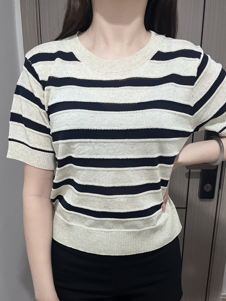 Stilla | Dame T-Shirt Med Striber