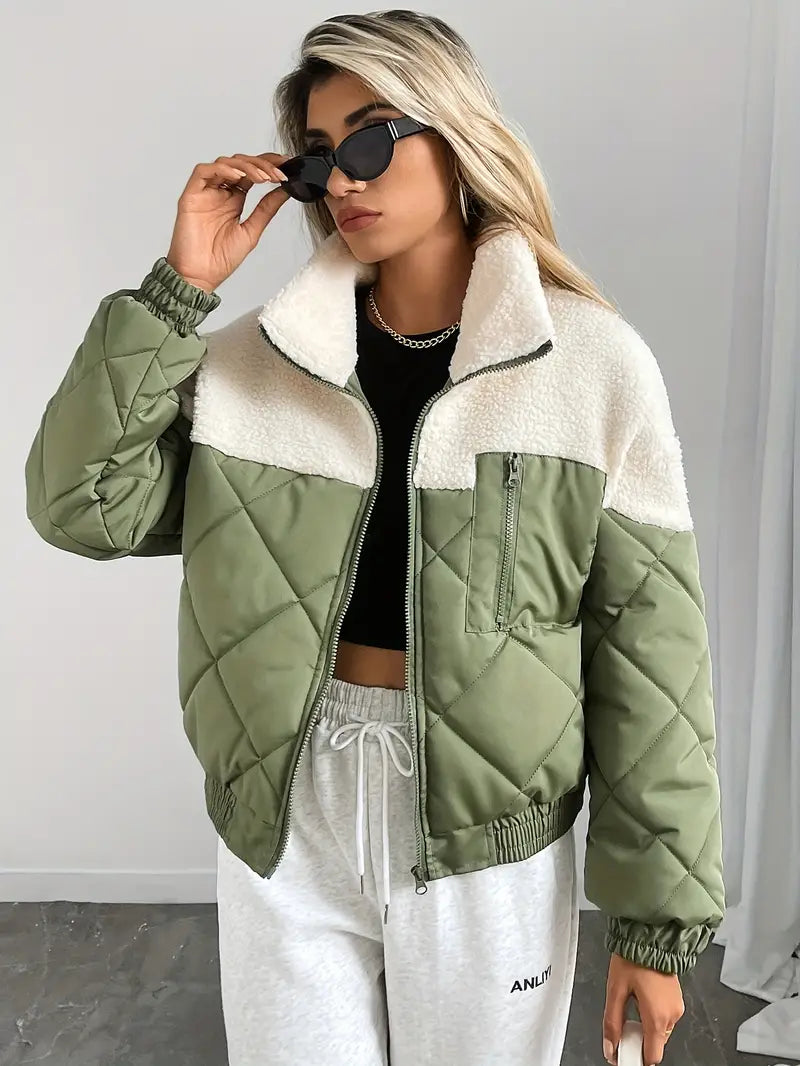 Stilla | Fleece-steppjakke