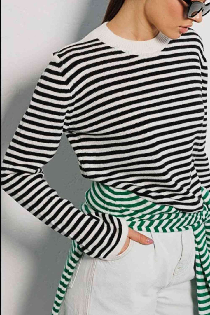 Stilla | Damebluse Med Rund Halsudskæring Og Lange Ærmer