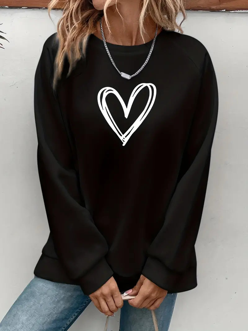 Stilla | Komfortabel hjertepullover