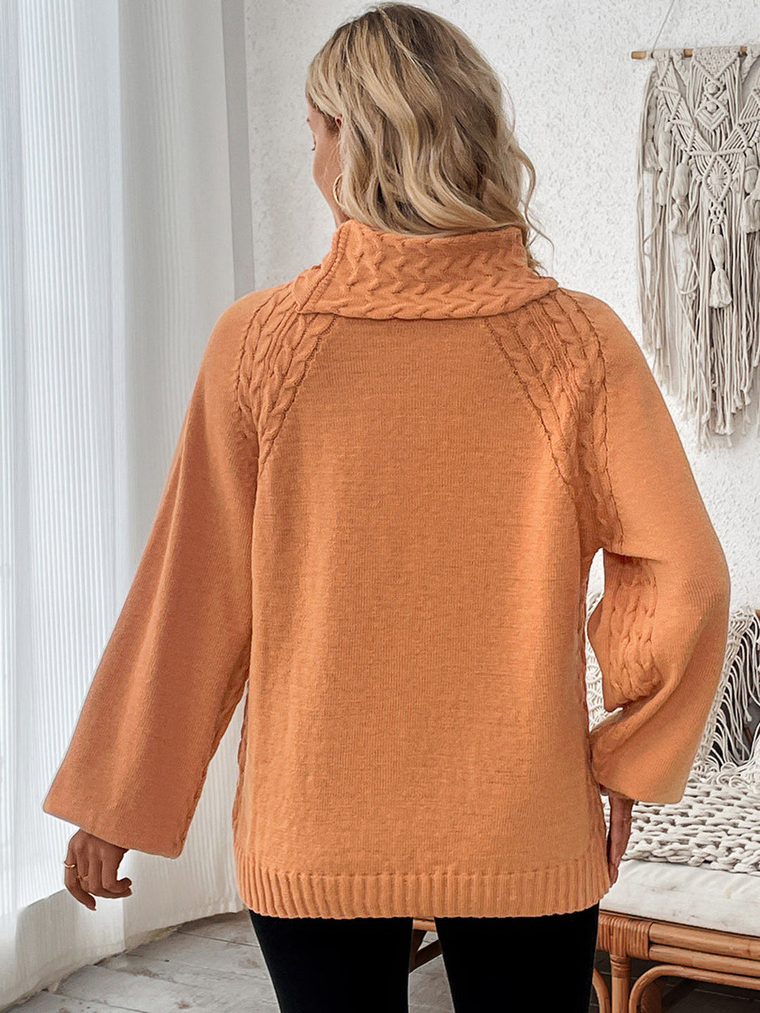 Stilla | Langærmet Turtleneck Pullover Med Twist