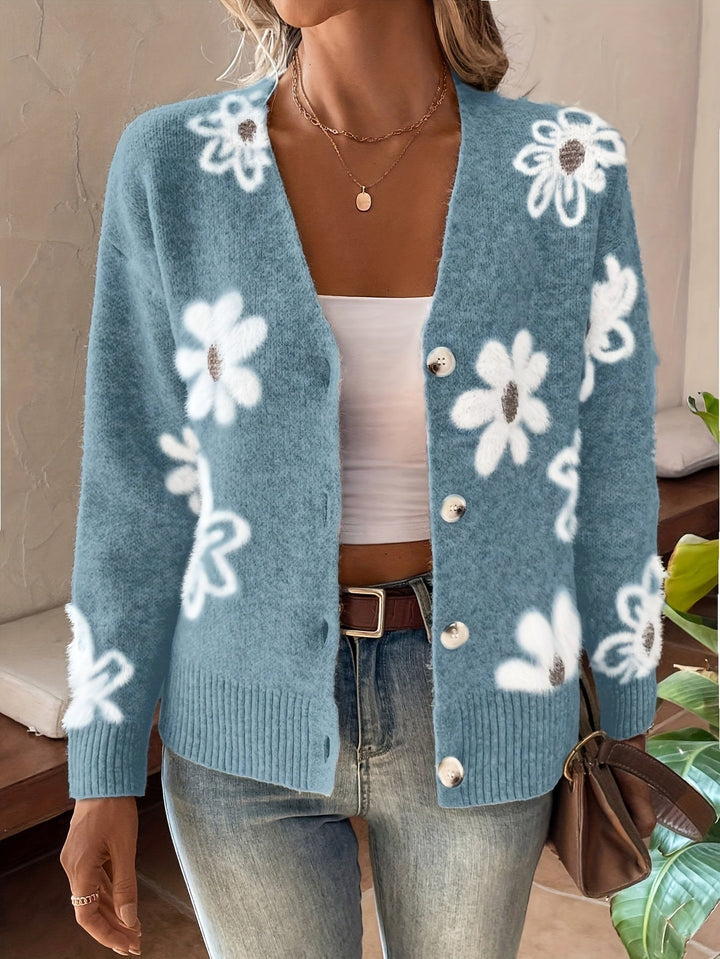 Stilla | Blomstret Pullover Til Damer