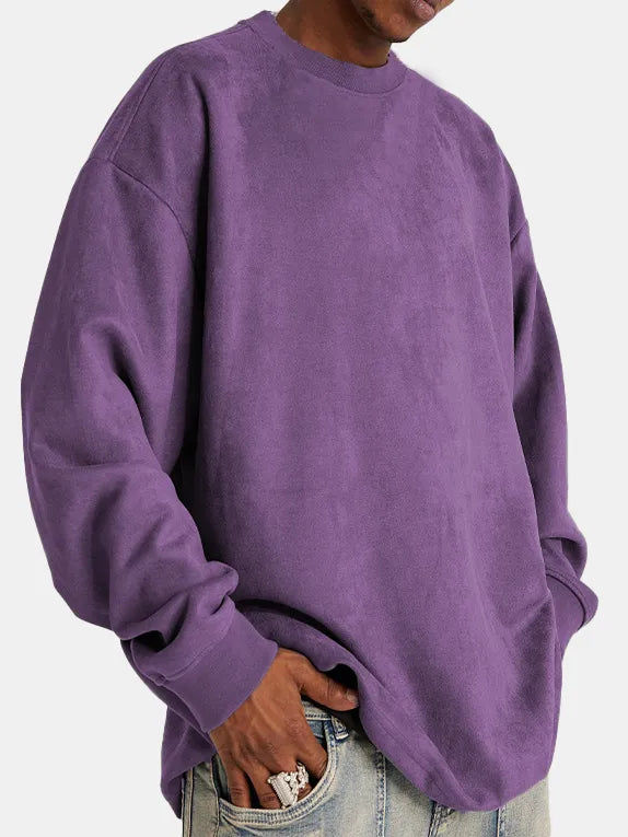 Stilla | Klassisk Suede-Pullover til Mænd