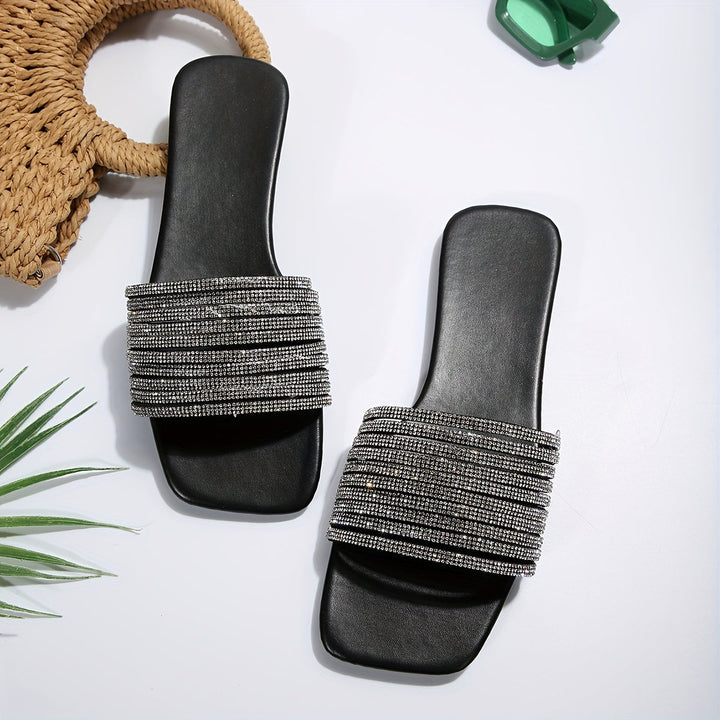Stilla | Sommer Sandaler Til Damer Med Nitter, Elegante Strand Sko