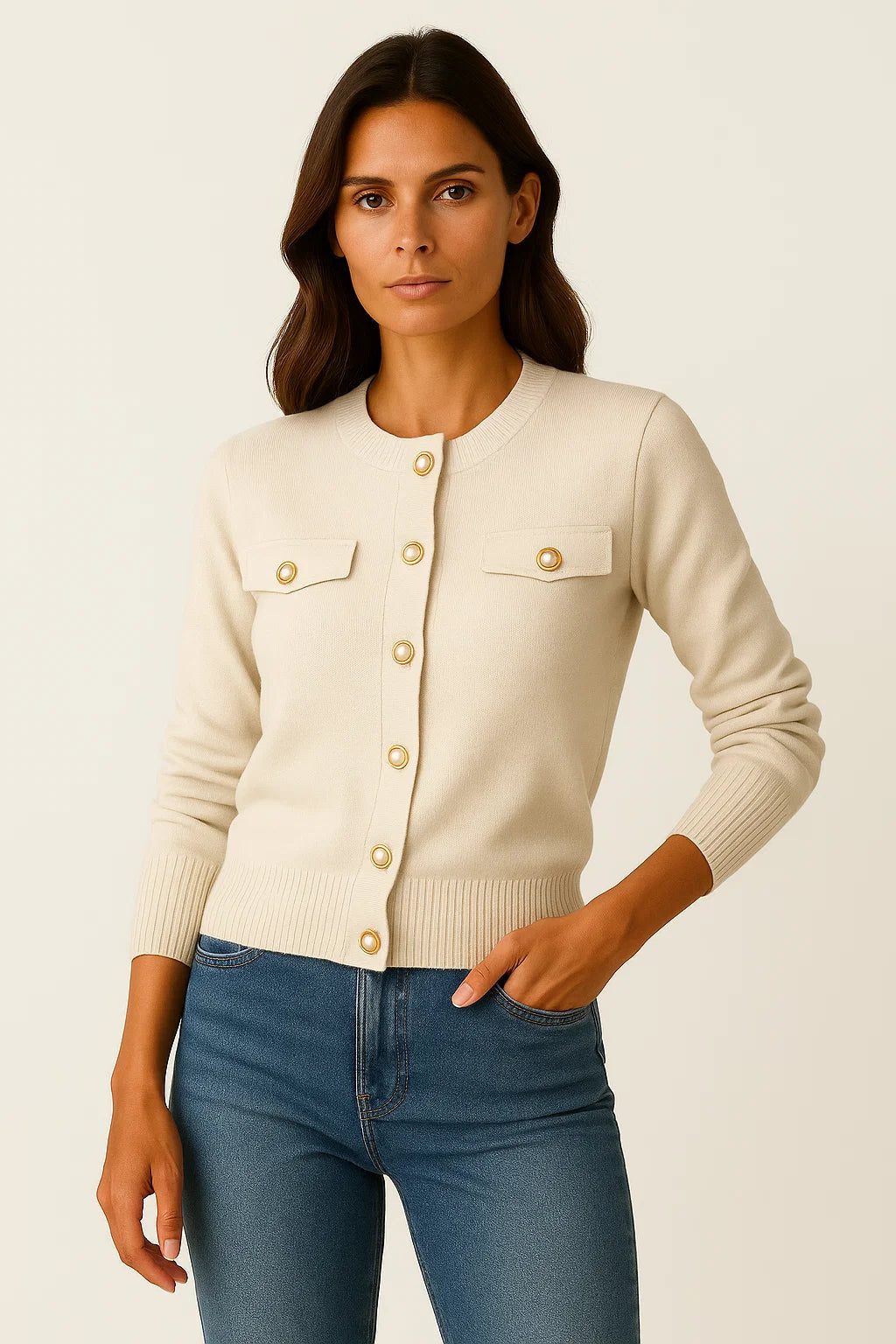 Stilla | Moderne, Komfortabel Cardigan med Lange Ærmer