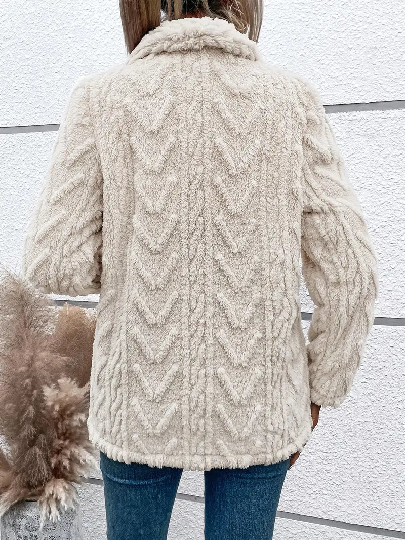 Stilla | Funktionel Strikfleecejakke Med Modern Stil