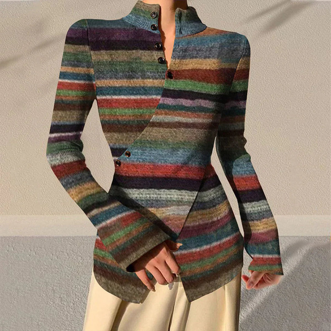 Stilla | Pullover Multifarvet Stilfuld
