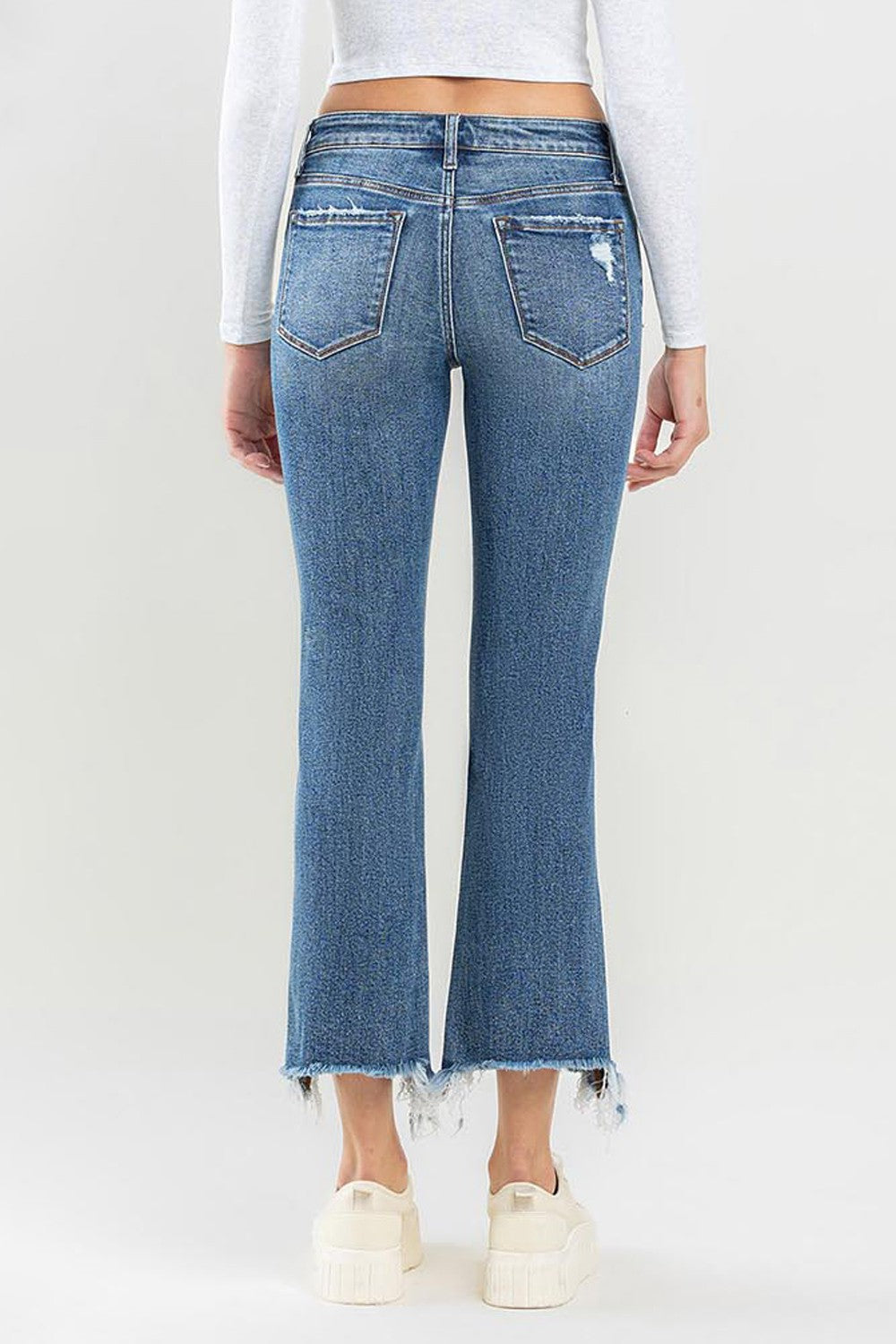 Stilla | Mellemhøj Slidser Hæm Jeans