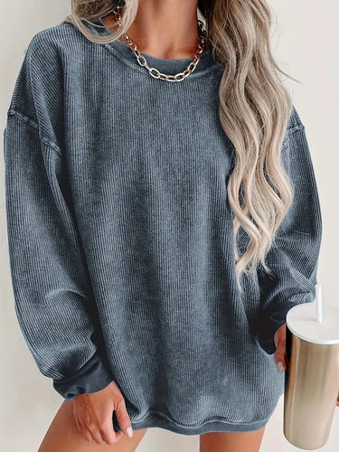 Stilla | Dame Pullover Af Sært Kord, Perfekt Stylet