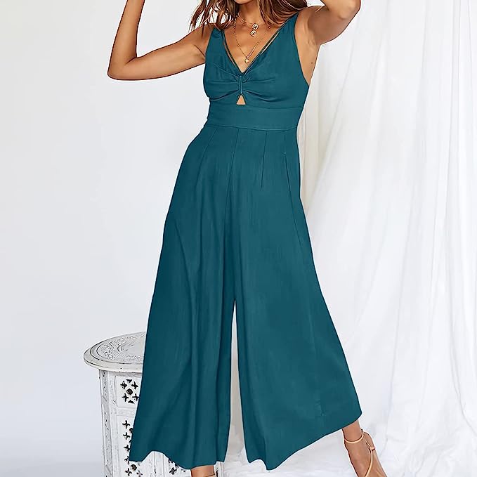 Stilla | Elegante Jumpsuits Med V-udskæring