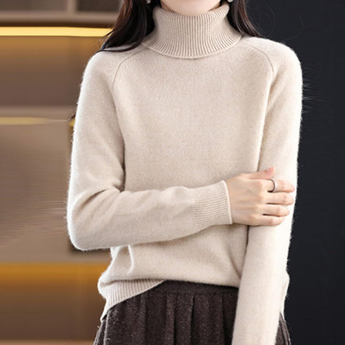 Stilla | Ribbet Rullekrave Sweater