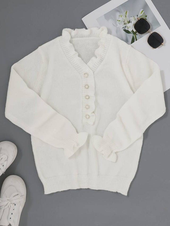 Stilla | Pullover Med Knapper Fantasi