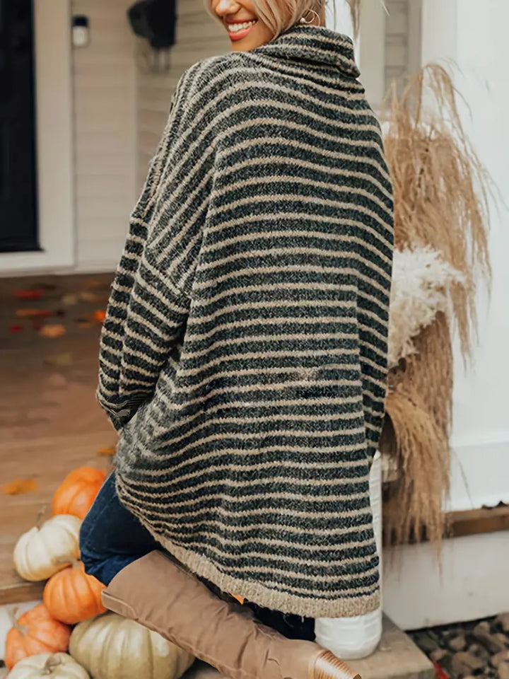 Stilla | Komfortabel Størrelse-pullover Løs Strikket Pullover Til Kvinder