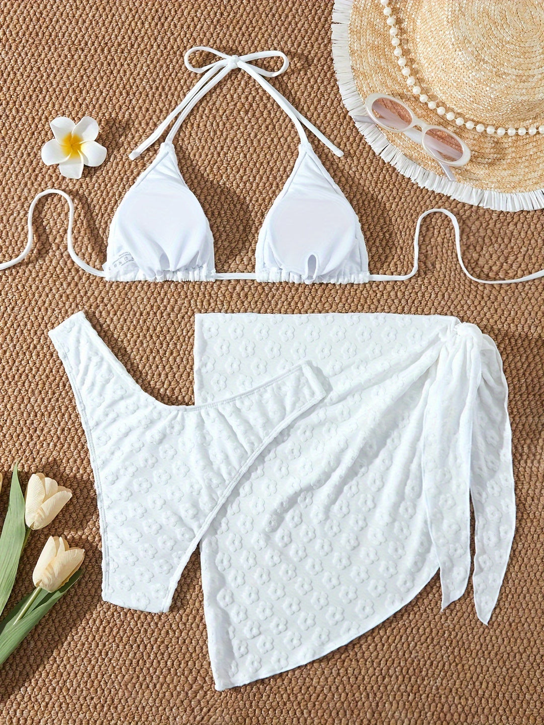 Stilla | Kvinders 3 Delte Bikini Sæt Blomster