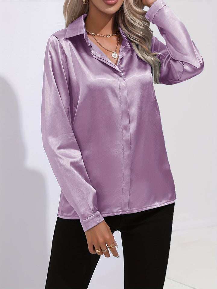 Stilla | Elegante Satin Bluse