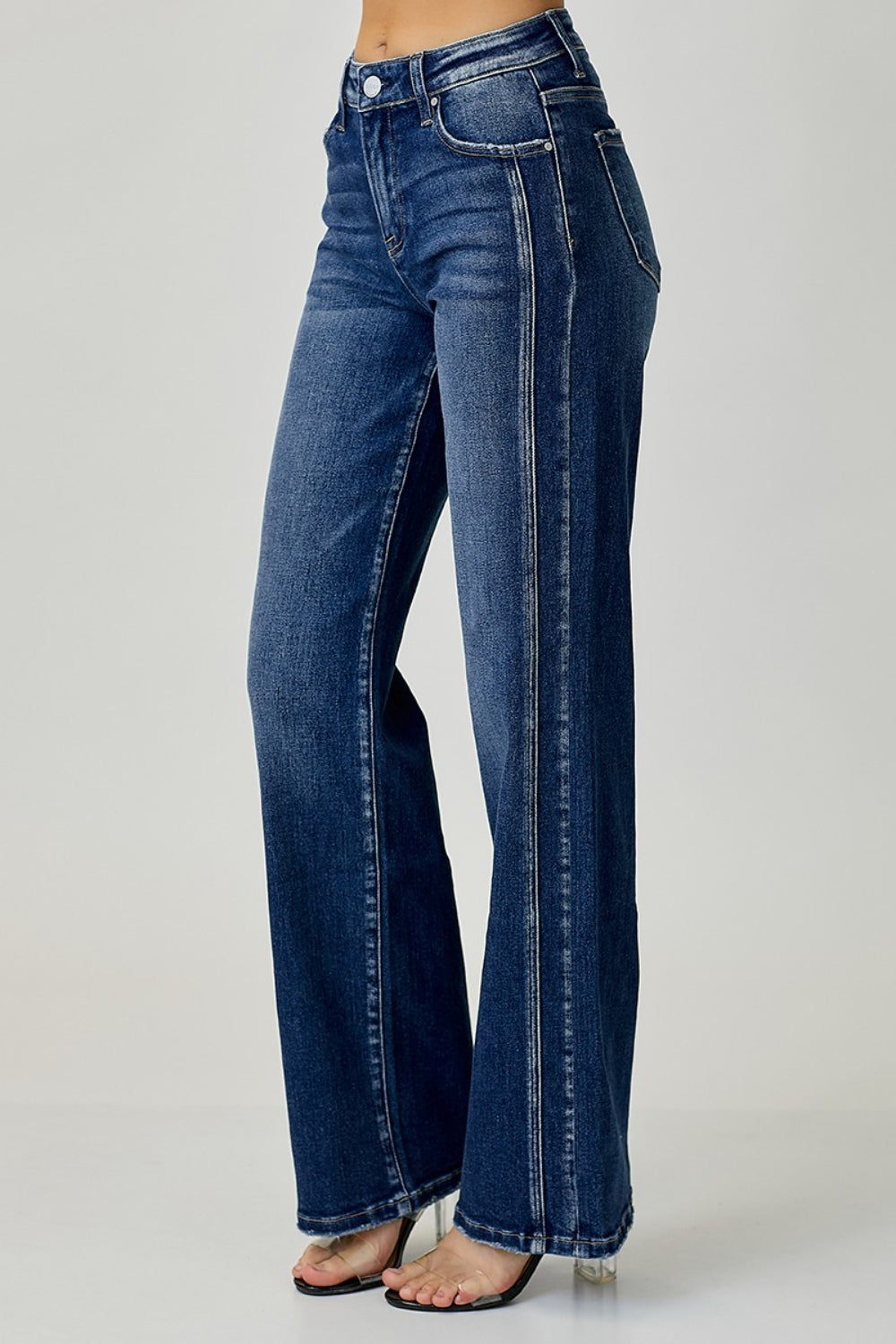 Stilla | Medium Høj Straight Jeans