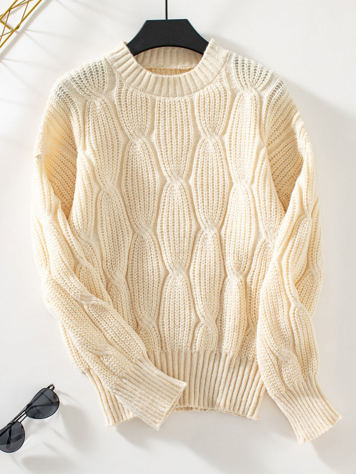 Stilla | Pullover med rund halsudskæring og dybe skuldre