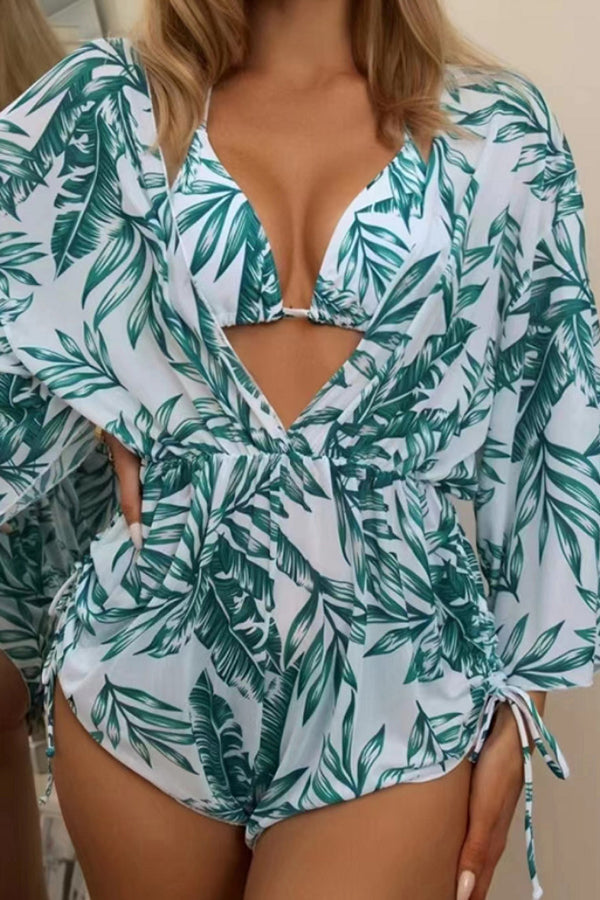 Stilla | Cruise the Beach Printed Bikiniundcover up Sæt