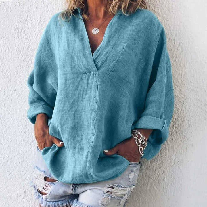 Stilla | Vintage-linned blouse med charme