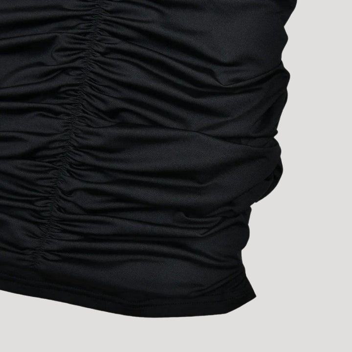 Stilla | Kvinders Off Shoulder Ruched Bodycon Mini Kjole