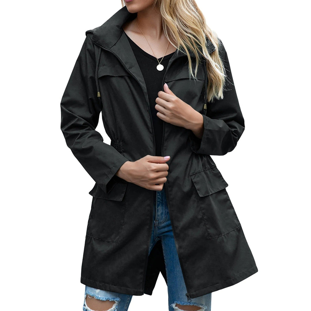 Stilla | Letvægts Vindtæt og Vandtæt Lang Jakke