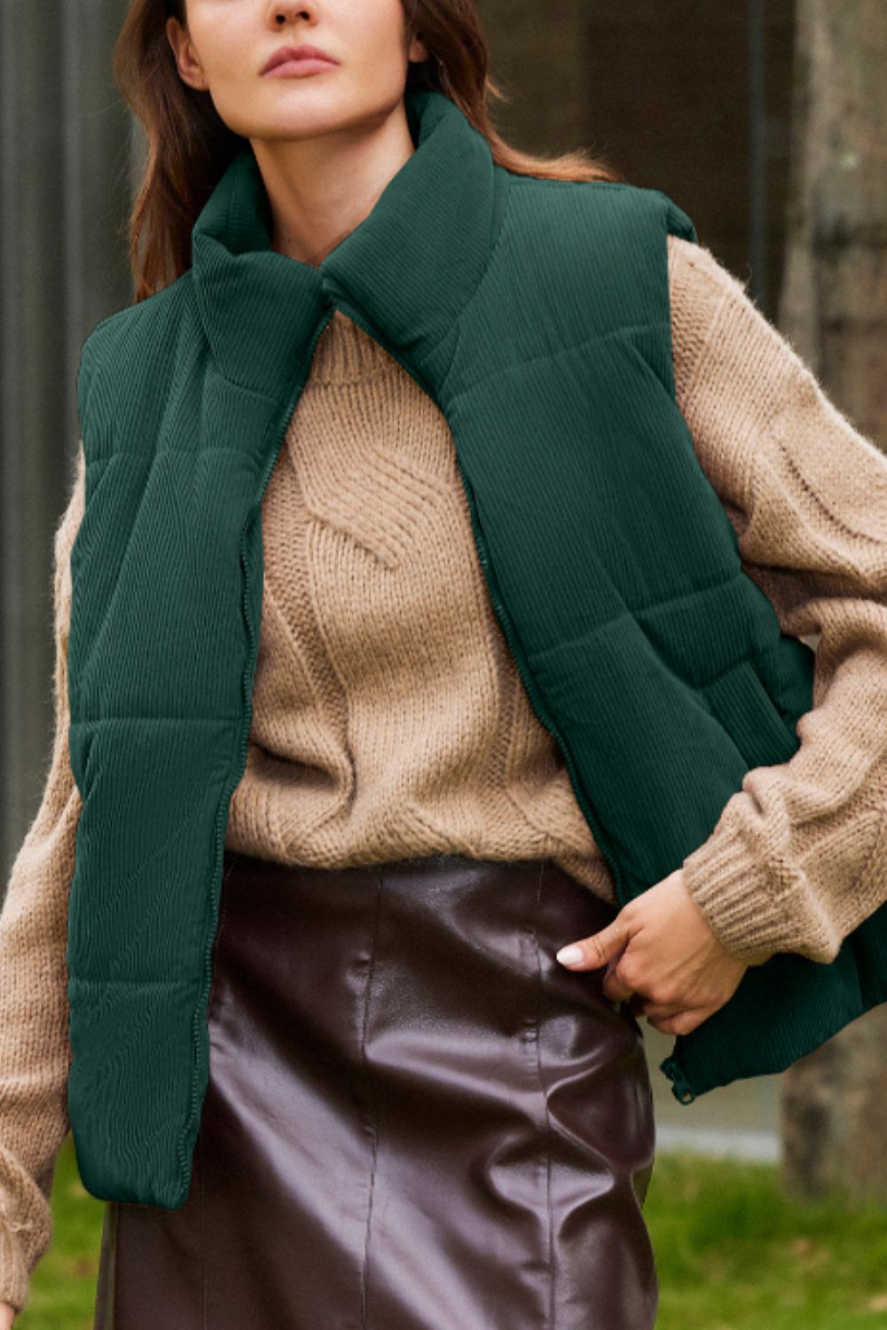 Stilla | Rullekravepullover med lynlås