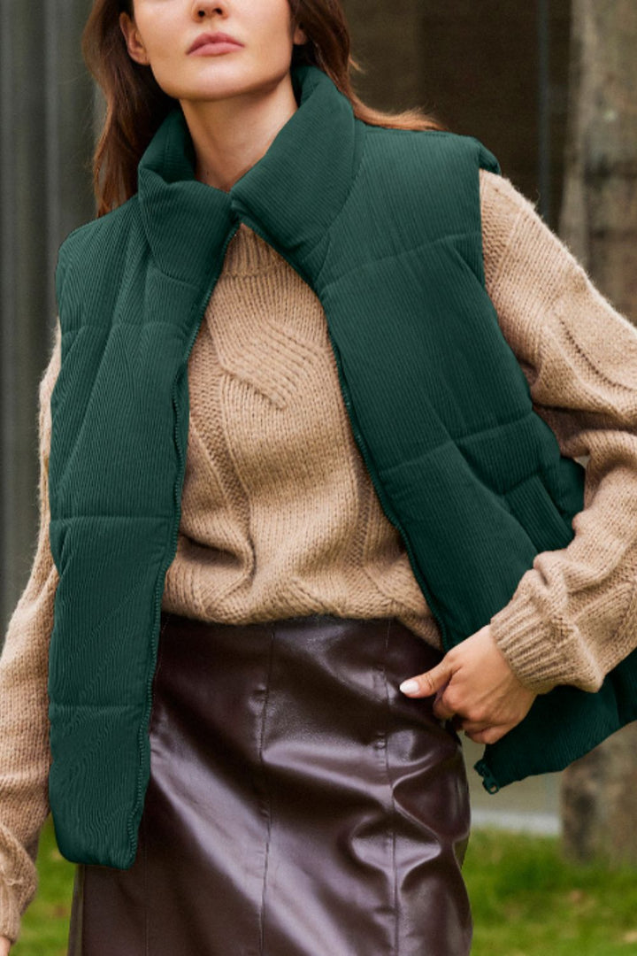 Stilla | Rullekravepullover med lynlås